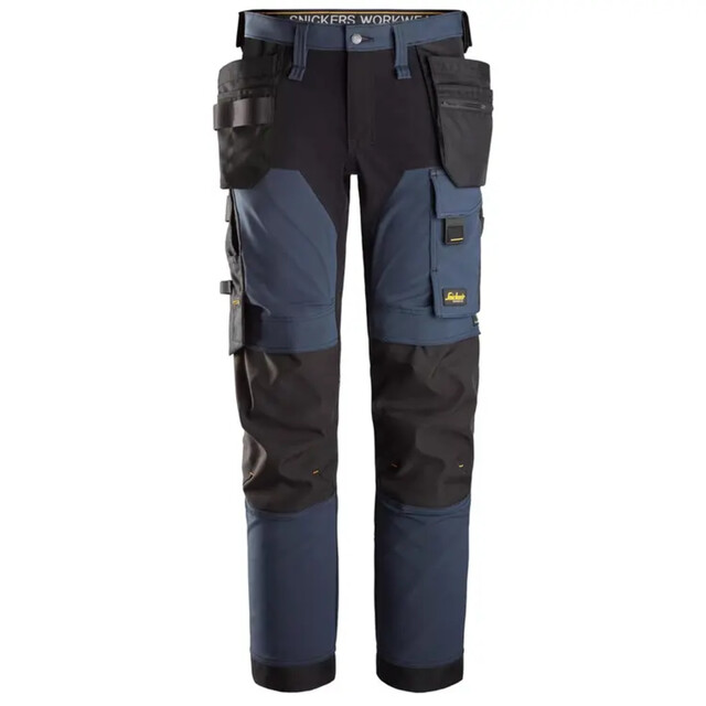 Product image 1 of Snickers Allroundwork 6275 4-weg Stretch Broek Met Holsterzakken Donkerblauw maat - 58