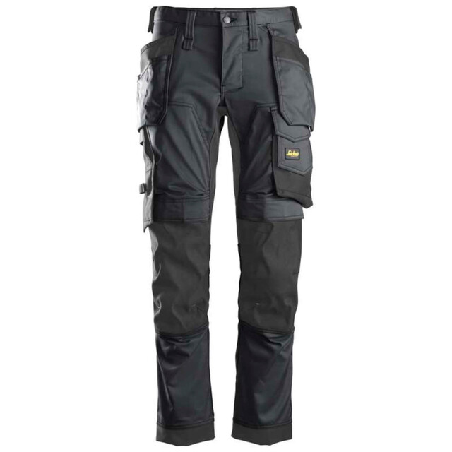 Product image 1 of Snickers Workwear 6241 AllroundWork, Stretch Werkbroek, Grijs/Zwart - Maat 150