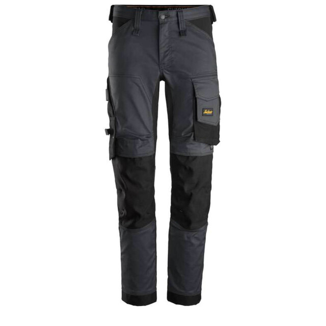 Product image 1 of Snickers Workwear 6341 AllroundWork, Stretch Werkbroek, Grijs/Zwart - Maat 54