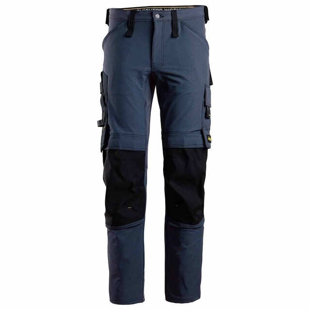 Product image 1 of Snickers werkbroek 6371 44 donker blauw/zwart