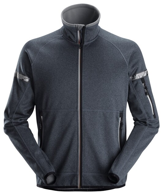 Product image 1 of Snickers Fleece Jack 8004 Staal Grijs (5800) Maat XL