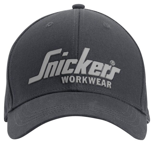 Product image 1 of Snickers Cap met Logo 9041 Staal Grijs - Zwart (5804) Maat N.V.T.