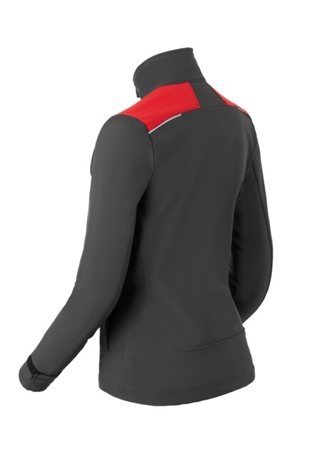 Product image 1 of HaVeP Softshell Jas 40215 Grijs/Rood Maat 2XL