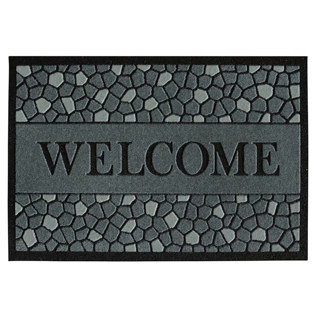 Product image 1 of Brick Welcome Buitenmat Rechthoek 40 x 60 cm - Zwart