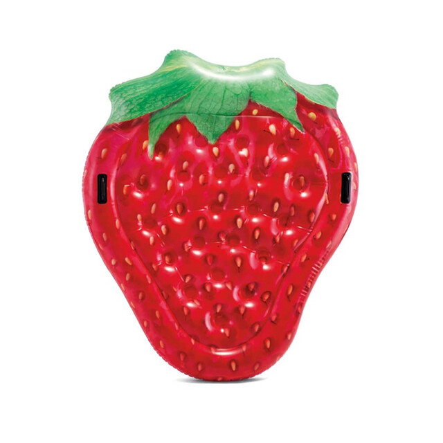 Product image 1 of Intex Opblaasbaar Aardbei Zwembad Luchtbed 168 cm PVC