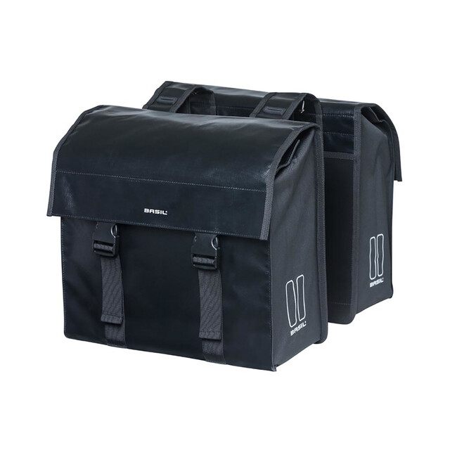 Product image 1 of Basil Urban Load Dubbele Fietstas 48-53L - Zwart