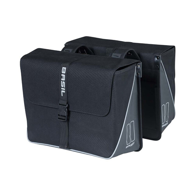 Product image 1 of Basil Forte Dubbele Fietstas 35L - Zwart