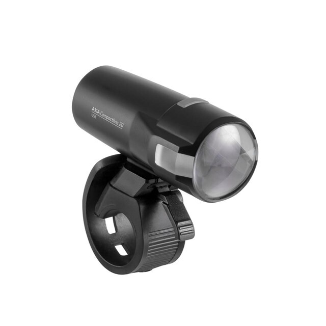 Product image 1 of AXA Koplamp Compactline 20 USB Zwart