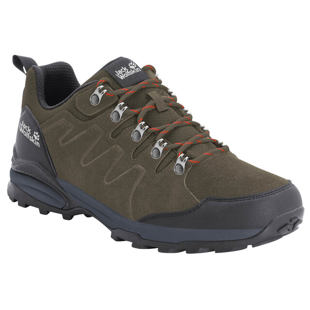 Product image 1 of Jack Wolfskin Wandelschoen Refugio Texapore Heren Groen Maat 41