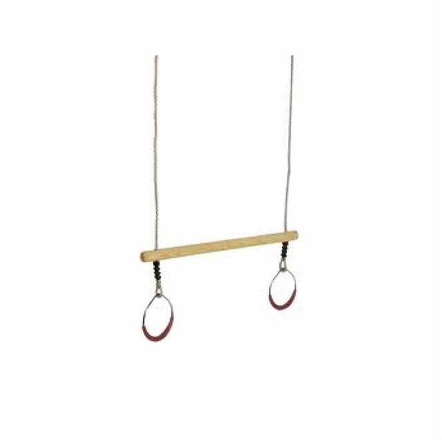 Product image 1 of KBT Houten Ringtrapeze Met Metalen Ringen Ph