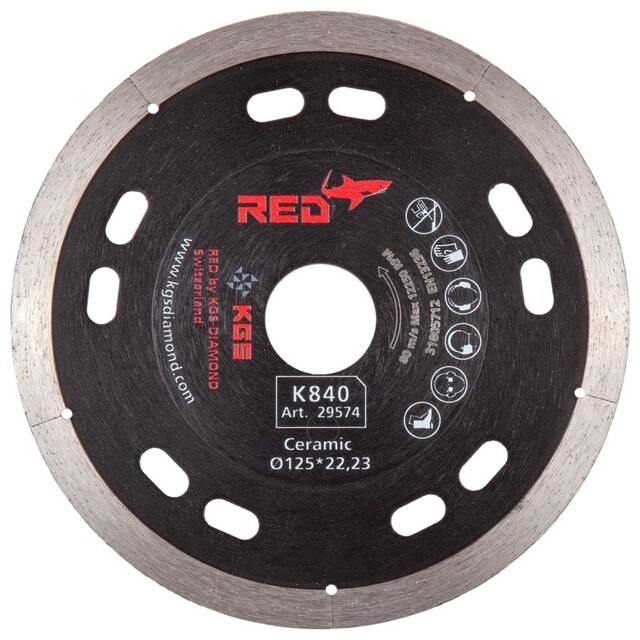 Product image 1 of Red K840 Finecut Diamantzaag Ø125x1,1X22,23