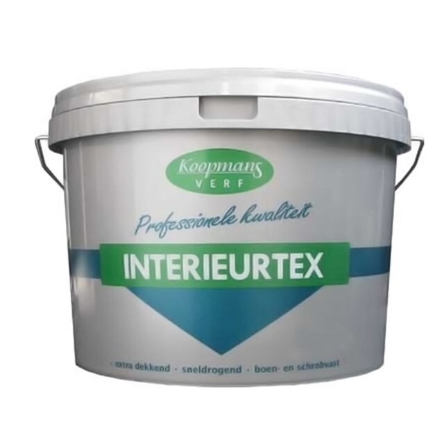 Product image 1 of Koopmans Interieurtex Wit - 5 liter