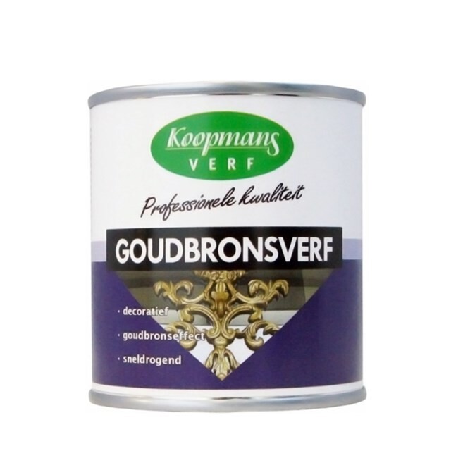 Product image 1 of Koopmans Goudbrons verf 250 ml.