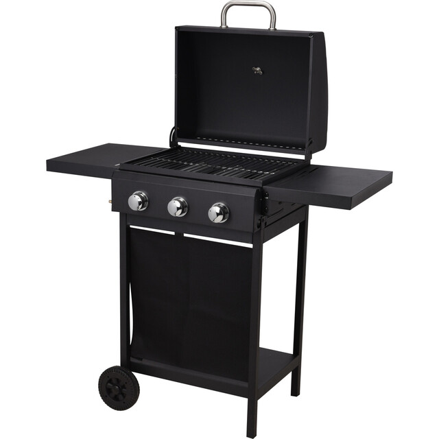 Product image 1 of Vaggan Gas Barbecue 3 branders Zwart