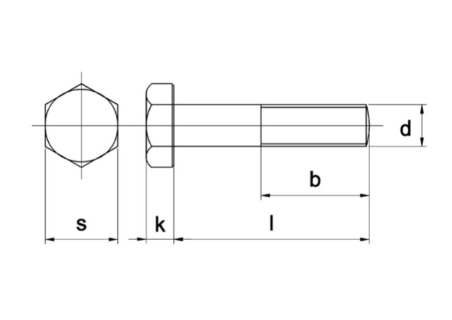 Product image 1 of Bout Din 931 8.8 Ev M 16 X 60 - 50