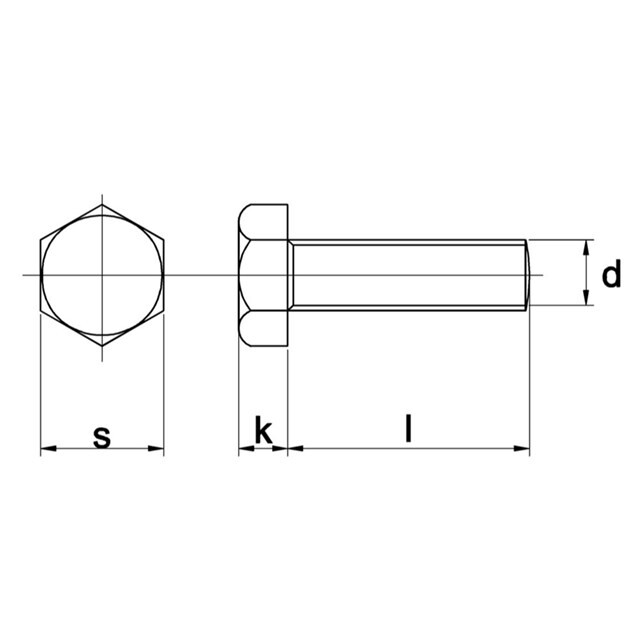 Product image 1 of Tapbout Zeskant Din 933 Rvs A2 M 5 X 20 - 500