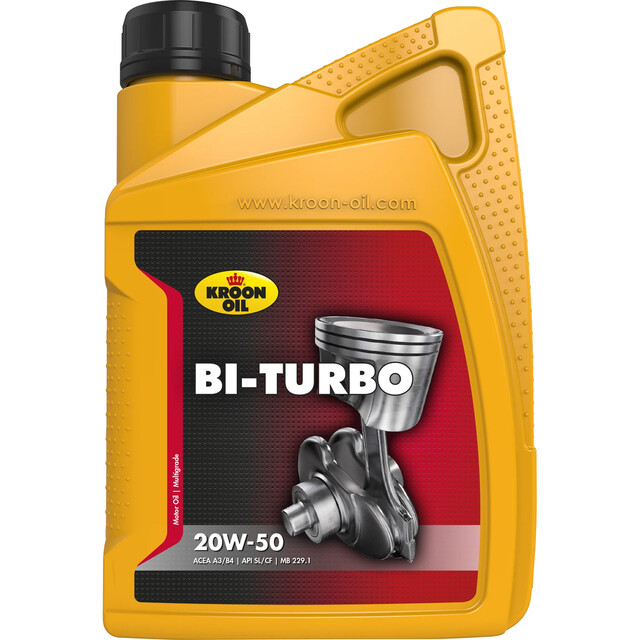 Product image 1 of Kroon-oil 1 L Flacon Bi-turbo 20w-50
