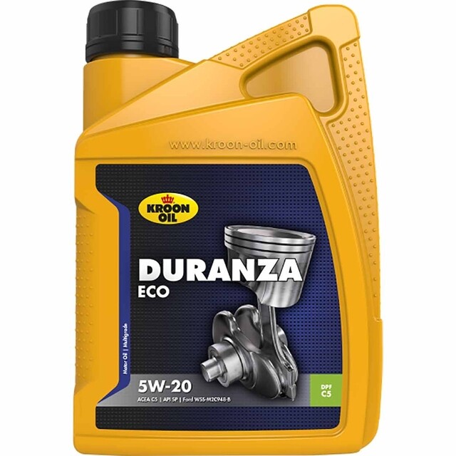 Product image 1 of Kroon-oil Motorolie Duranza ECO 5W-20 5 Ltr. Can