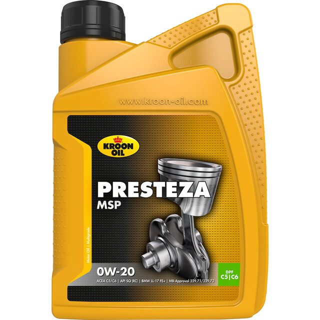 Product image 1 of Kroon-oil 1 L Flacon Presteza Msp 0w-20