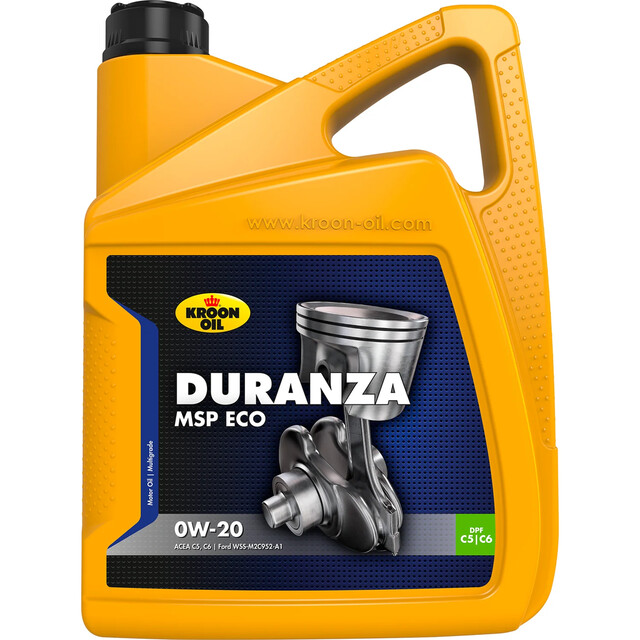 Product image 1 of Kroon-oil 5 L Can Duranza Msp Eco 0w-20