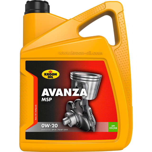 Product image 1 of Kroon-oil 5 L Can Avanza Msp 0w-20