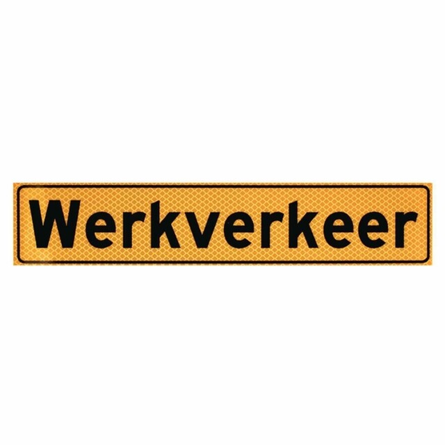 Product image 1 of Sticker Werkverkeer 350x70mm