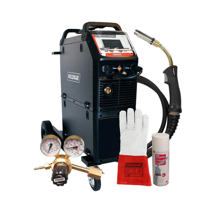 Product image 1 of Weldkar Inverter WK MIG 3154 T Synergic - 400 Volt Met Toebehorenset