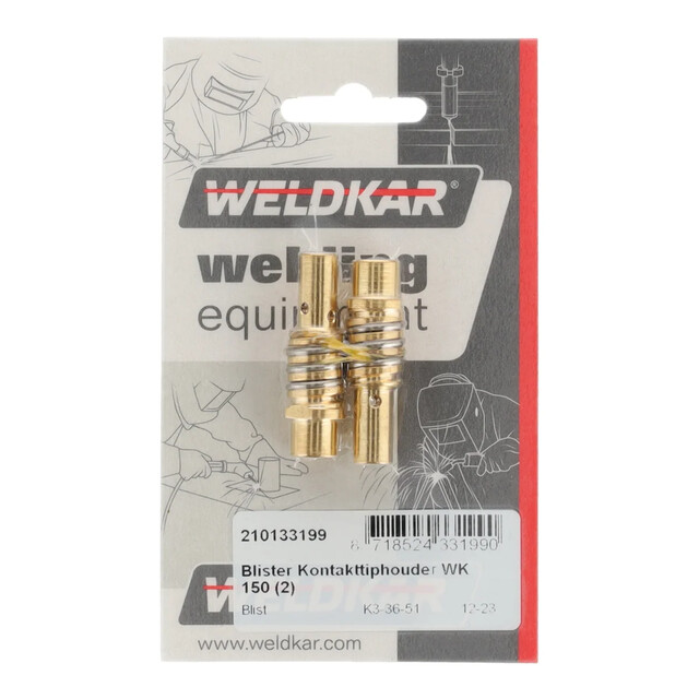 Product image 1 of Weldkar Blister Kontakttiphouder 150 (2 stuks)