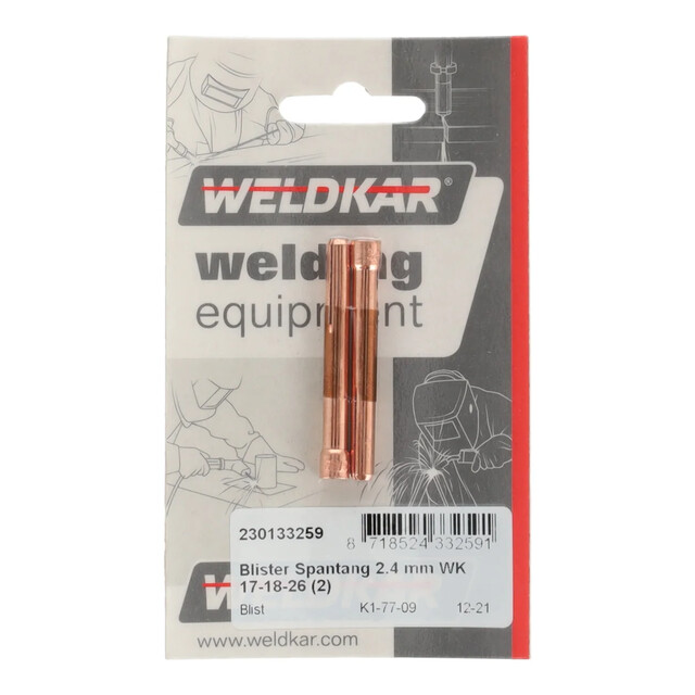 Product image 1 of Weldkar Blister Spantang 2.4 mm (2 stuks)