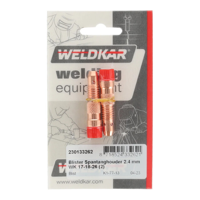 Product image 1 of Weldkar Blister Spantanghouder 2.4 mm (2 stuks)