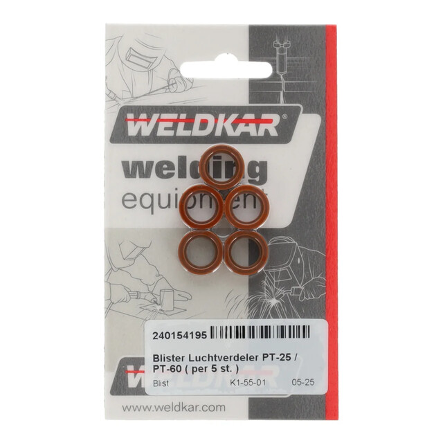 Product image 1 of Blister Luchtverdeler PT-25 / PT-60 (5 stuks)