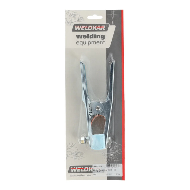 Product image 1 of Weldkar Blister Aardklem 200 A - M8 aansluiting