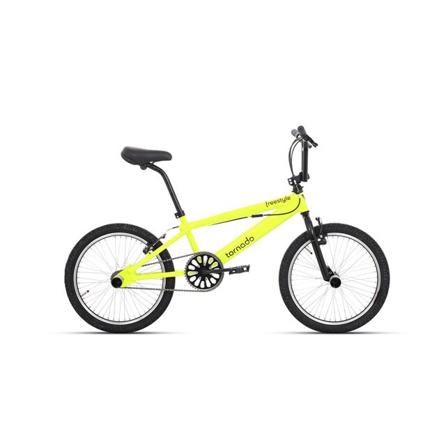 Product image 1 of Tornado Freestyle bike lux Neon geel met zwarte banden