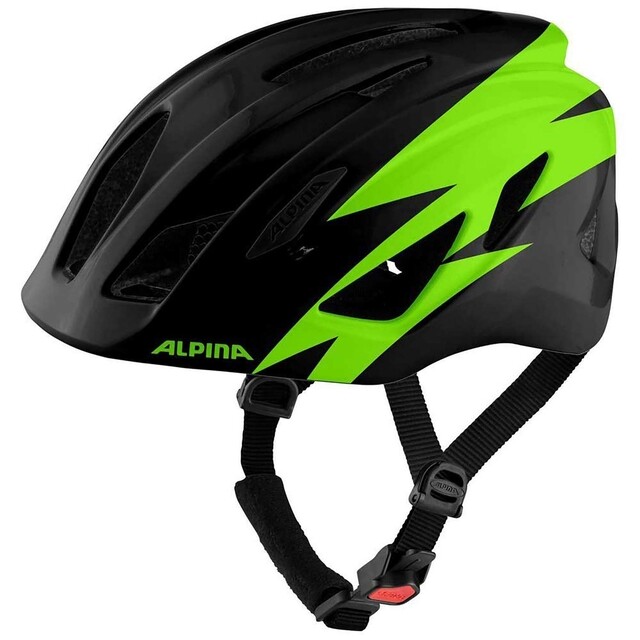 Product image 1 of Alpina Fietshelm Pico Zwart/Groen - maat 50-55