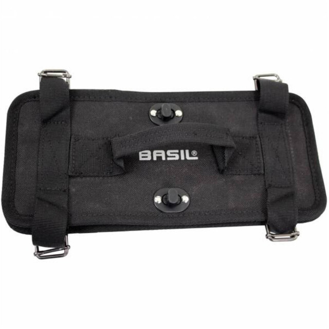 Product image 1 of Basil Afneembaar Tassensysteem Plaat DBS Zwart