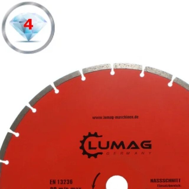 Product image 1 of Lumag Diamantzaagblad Universeel - Standaard Voor Alle Bouwmaterialen 350x30mm