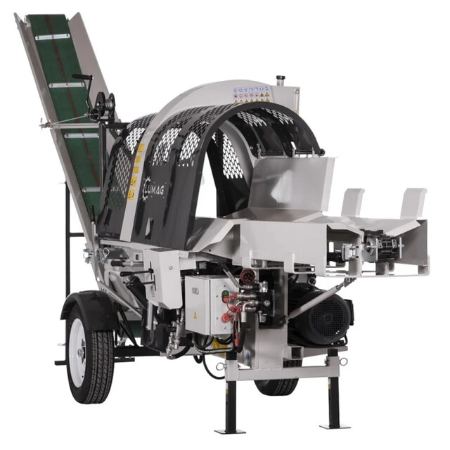 Product image 1 of Lumag Zaagkloofmachine 400V Hydrkettingzaag Hydraulisch Zaaglengte 550mm (Incl. Kettingaangedreven Aanvoerband En Splijtkruis)