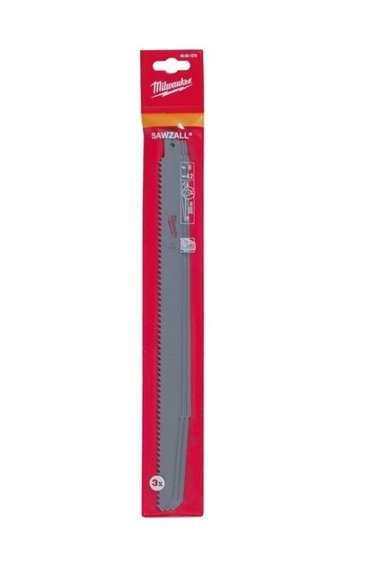 Product image 1 of Milwaukee Reciprozaagblad Sawzall hout 300 mm 6-Tpi (3 stuks)