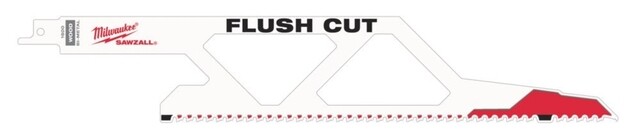 Product image 1 of Milwaukee Reciprozaagblad Sawzall hout Flush Cut recht zagen 300 mm 5-Tpi