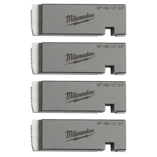Product image 1 of Milwaukee Pijpdraadsnijder Matrijs PTR2D 1/2"-3/4" NPT HSS