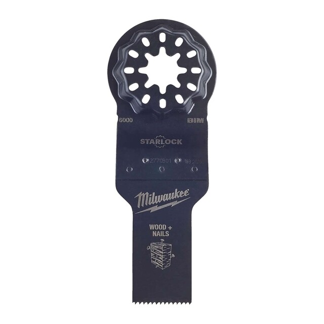 Product image 1 of Milwaukee Multitool Starlock HSS Bi-metaal Zaagblad voor hout met nagels 43 x 47 mm