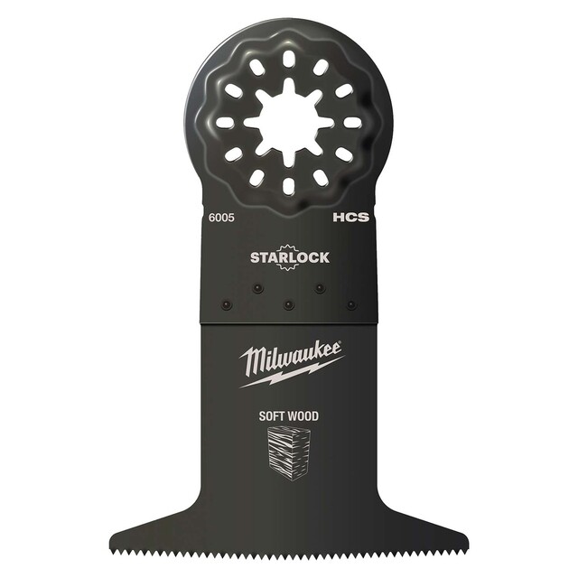 Product image 1 of Milwaukee Multitool Starlock invalblad hout 65 x 42 mm