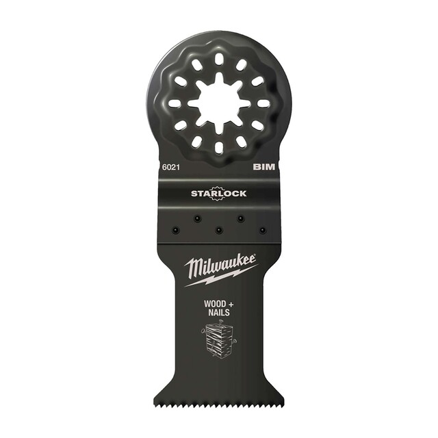 Product image 1 of Milwaukee Multitool Starlock HSS Bi-metaal Zaagblad voor hout met nagels 28 x 47 mm (10 stuks)