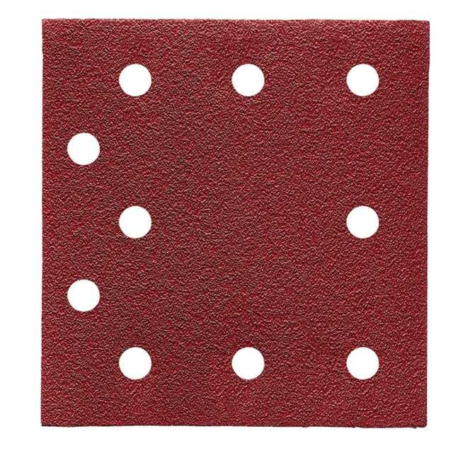 Product image 1 of Milwaukee Schuurpapier vlakschuurmachine Velcro 107 x 115 mm K80 (10 stuks)