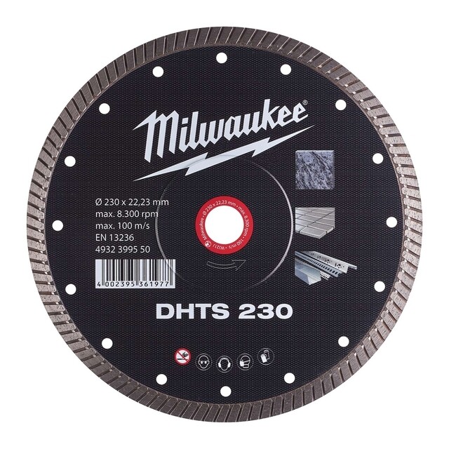 Product image 1 of Milwaukee Diamantslijpschijf natuursteen/keramiek DHTS 230 mm 