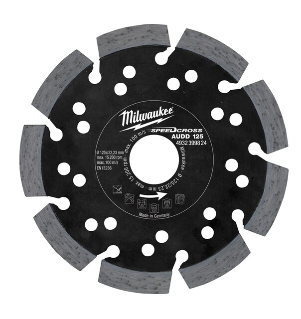 Product image 1 of Milwaukee Diamantslijpschijf beton SpeedCross AUDD 125 mm