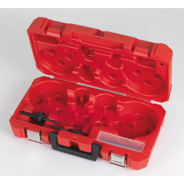Product image 1 of Milwaukee Gatzagen set HOLE DOZER Koffer met 2x Opnameschacht met centreerboor, 2x centreerboor, ⅛″ inbussleutel 