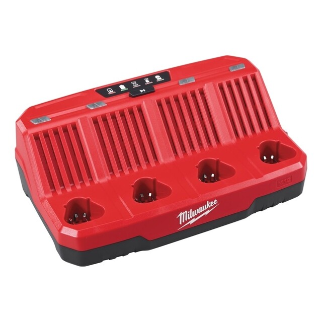 Product image 1 of Milwaukee M12  acculader 3A 4-voudig 