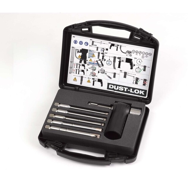 Product image 1 of Milwaukee SDS-Plus DUST-LOK hamerboor Stofvrij Set