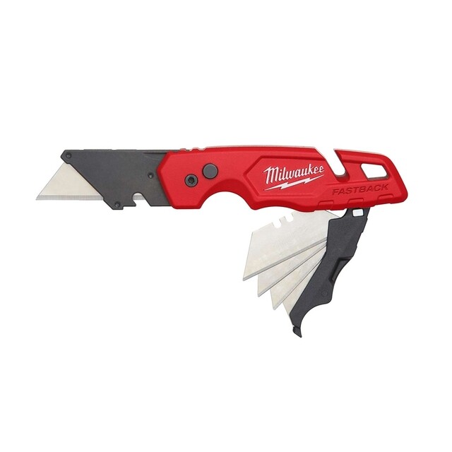 Product image 1 of Milwaukee Klapmes FASTBACK  met opslag